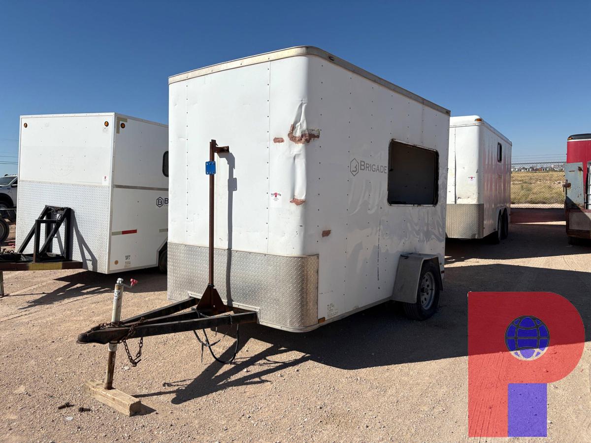 Used 2019 LARK UNITED 10’ X 6’ S/A BUMPER PULL MOBILE OFFICE TRAILER