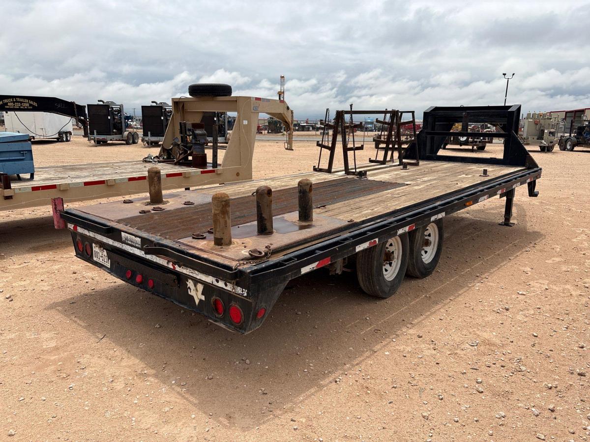 Used 2015 PJ TRAILERS 20’ X 8’ T/A GOOSENECK TOOL TRANSPORT TRAILER