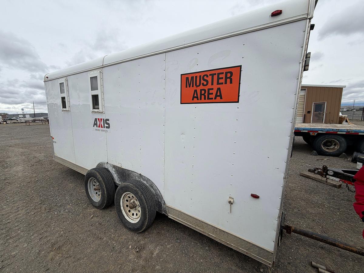 Used 2015 Interstate 16’ t/a BP Doghouse Trailer
