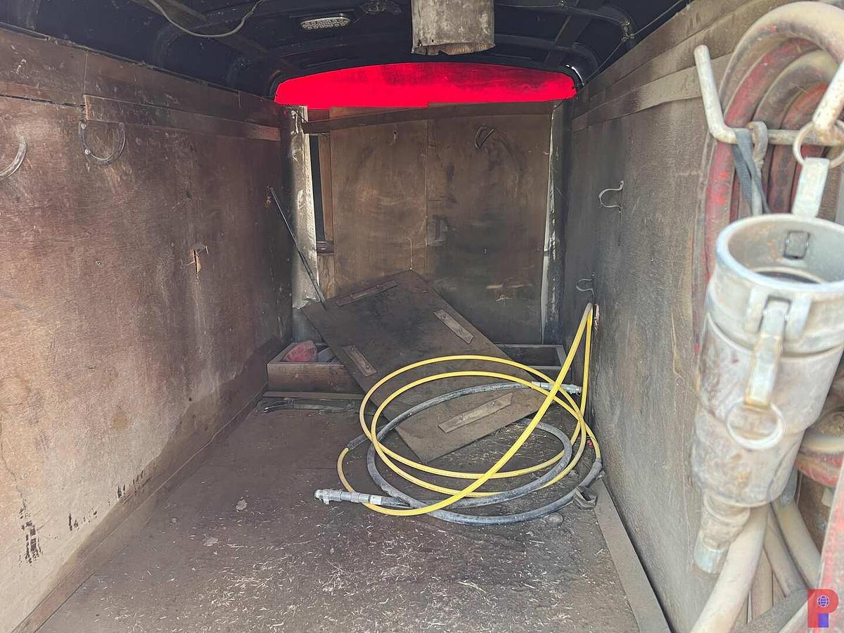 Used 1996 HAULMARK 10’6”L X 5’W SINGLE AXLE BUMPER PULL ENCLOSED TRAILER