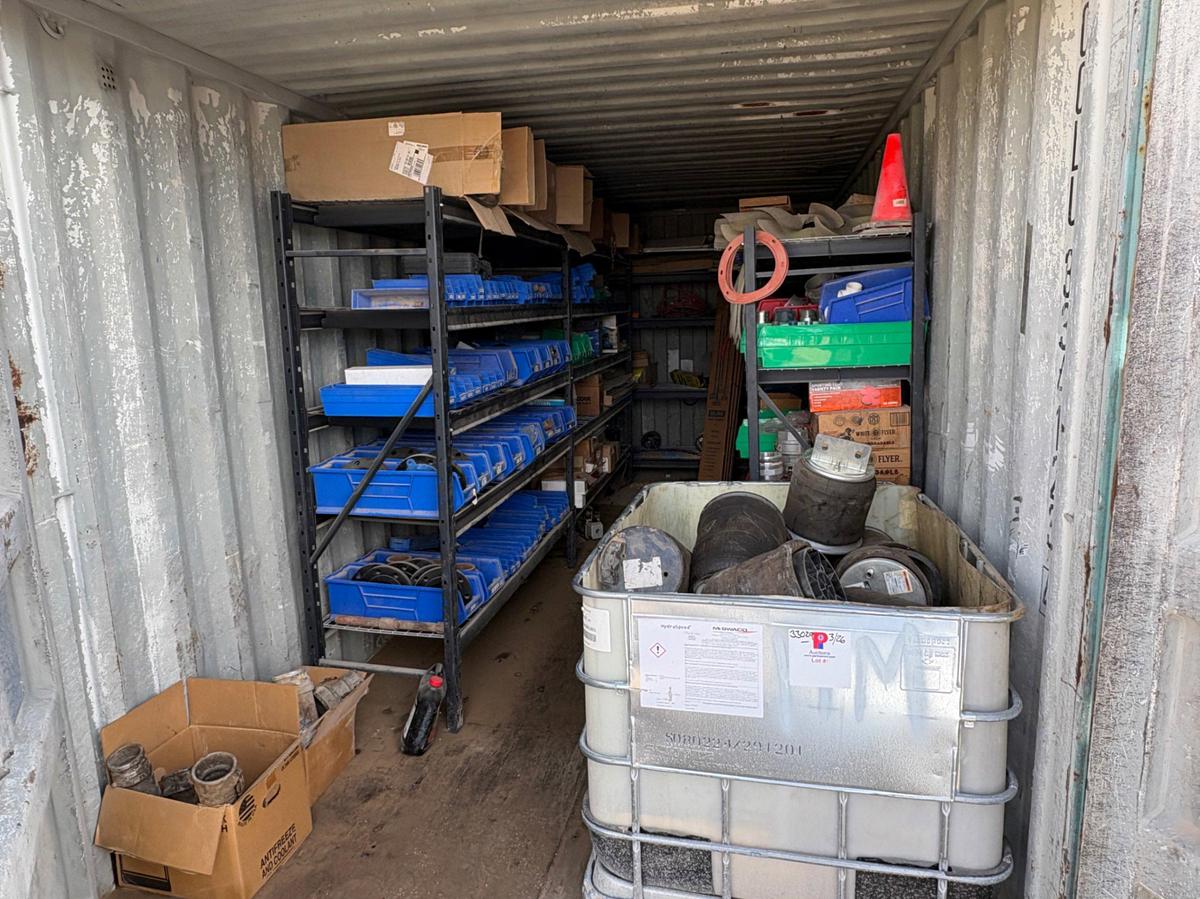 Used Entire contents of parts container