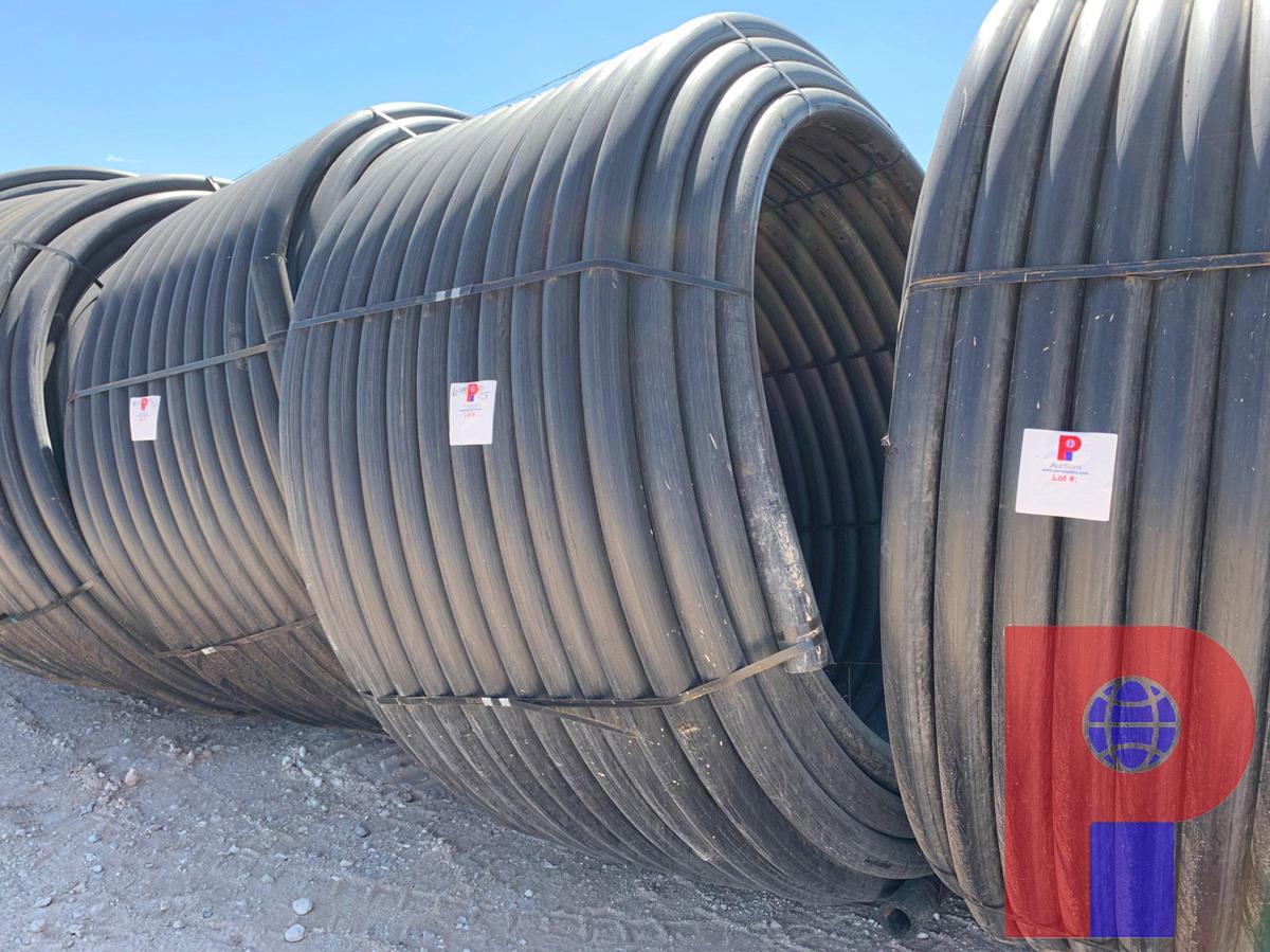 Used 1,000 FOOT ROLL OF 3” IPS DR9 POLY PIPE