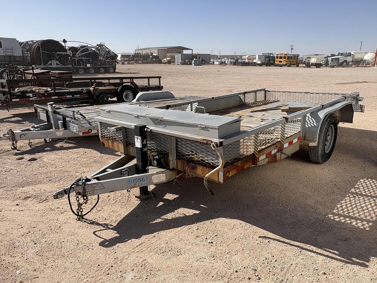 Used 2011 16’ x 7’ T/A BUMPER PULL UTILITY TRAILER