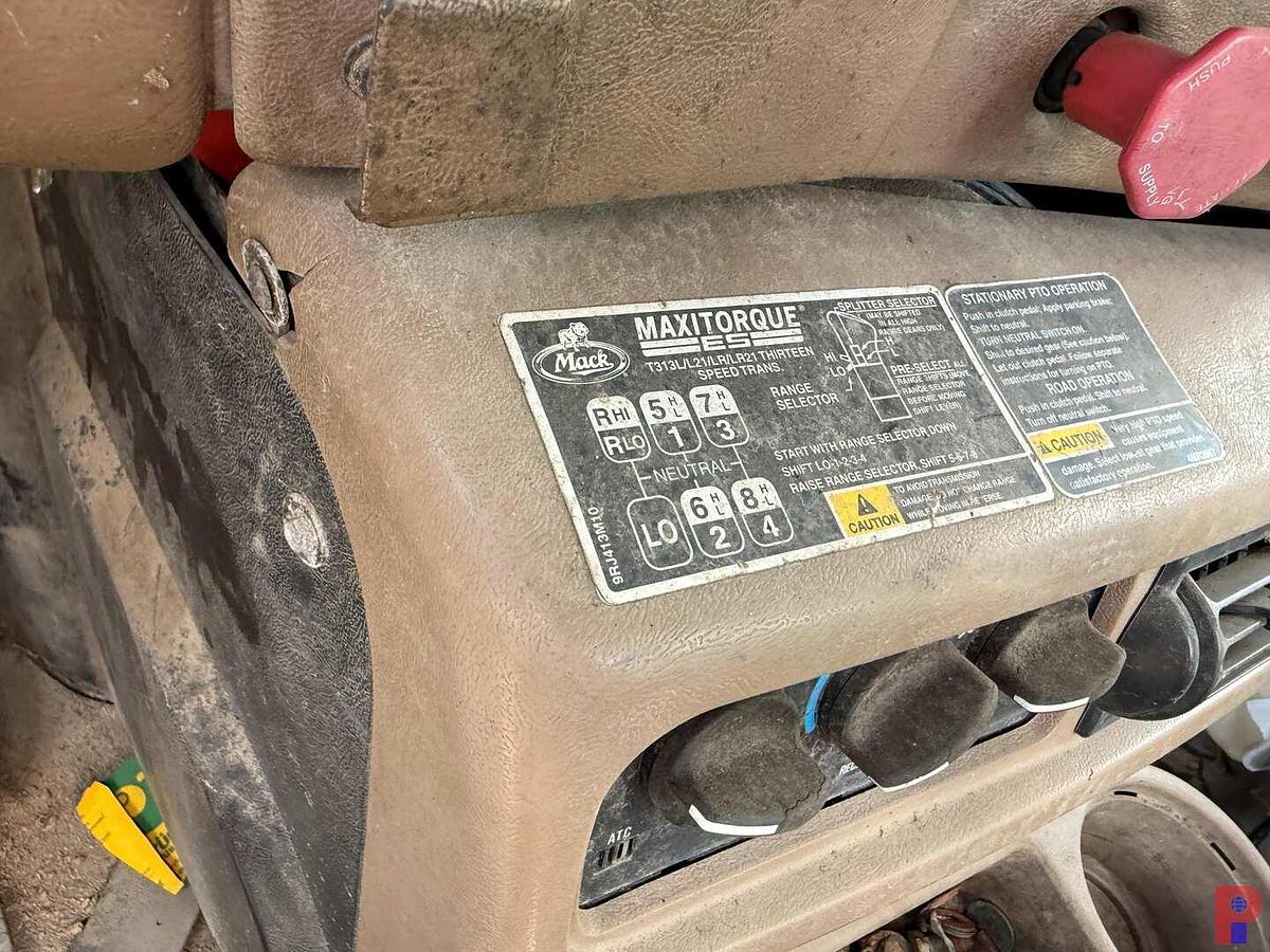 Used 2007 MACK CV713 T/A 65K GIN POLE WINCH TRUCK