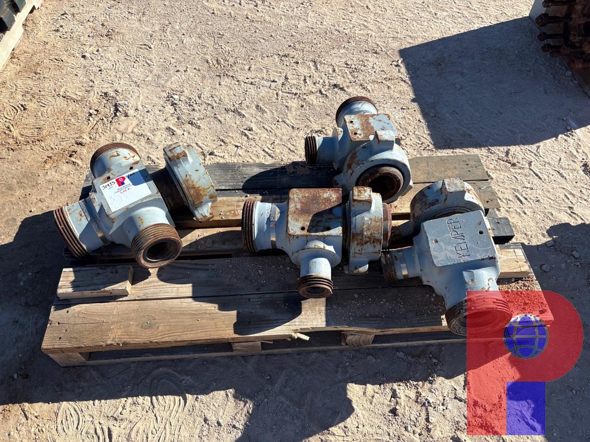 Used (3) KEMPER 2” X 4” 1502 “T” FITTINGS & (1) KEMPER 4” 1502 CROSS