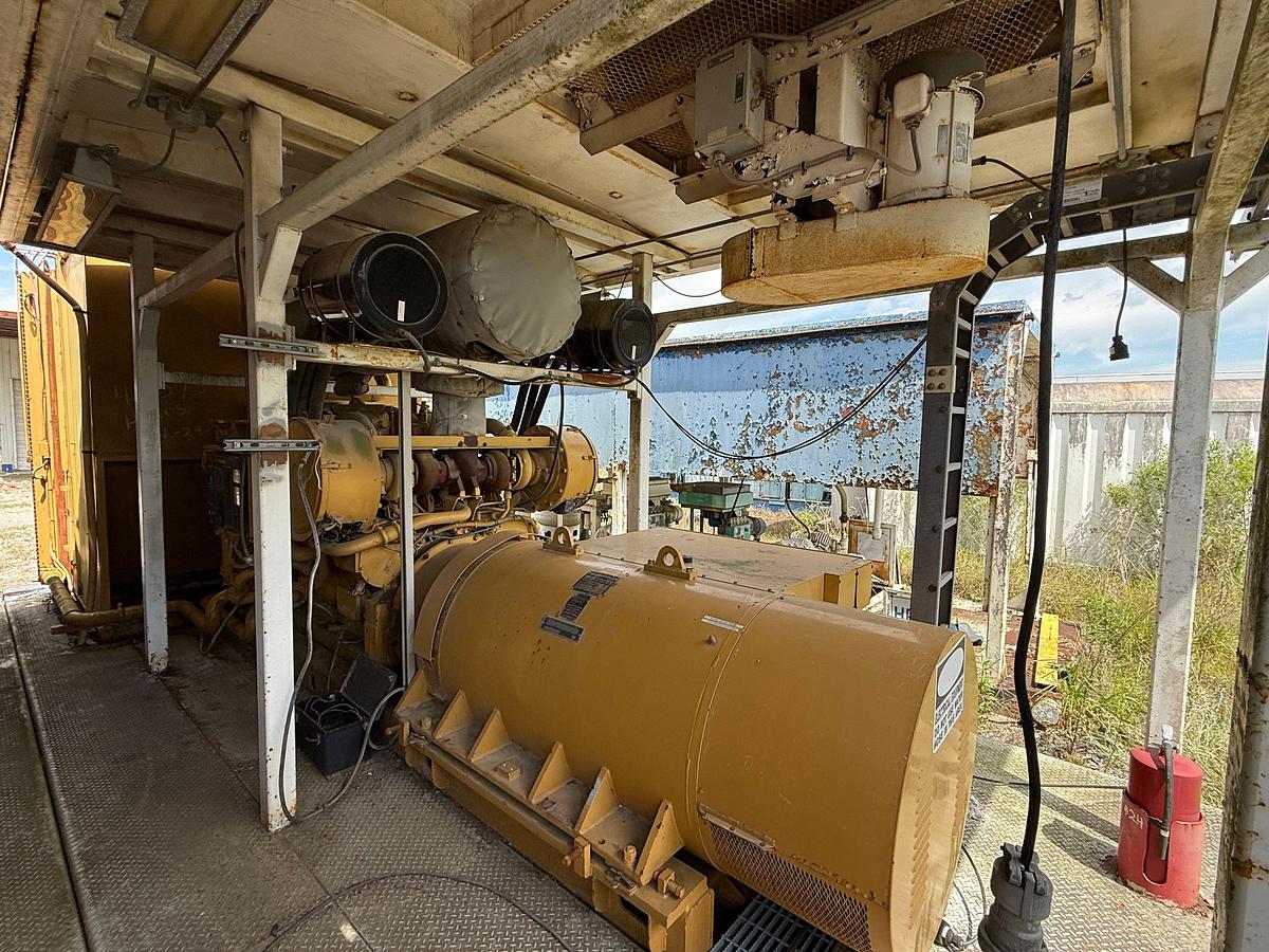 Used KATO 1204-KW DIESEL GENERATOR SET P/B CATERPILLAR 3512B 1621-HP