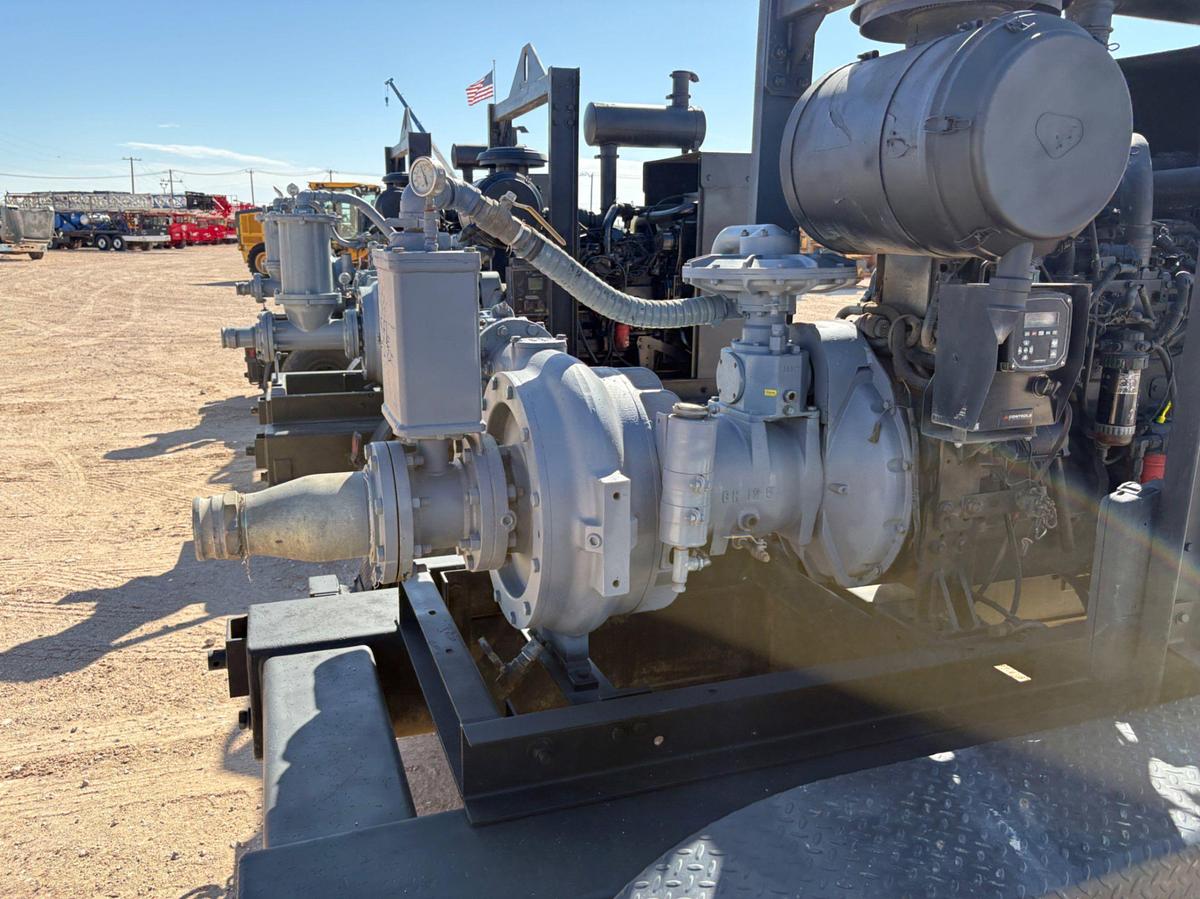 Used Pioneer prime series 6X4X17 cent pump mtd on t/a bumper pull trailer