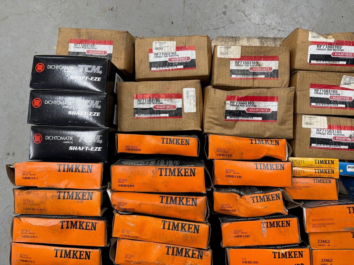 Used Pallet of approx. (58) Assorted ROAD FORCE FORGUE ROD BUSHINGS, PICHTOMATICK SHAFT EZE SIZE RANGE 3,500 TO 3,506