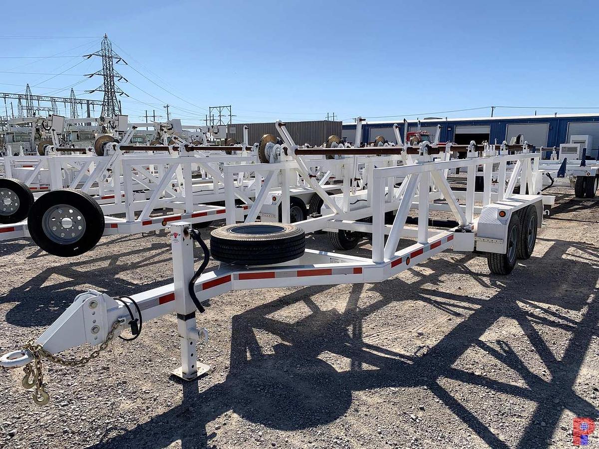 Used 2025 ANACONDA MFG LLC 26’ T/A PINTLE HITCH 4 REEL TRAILER