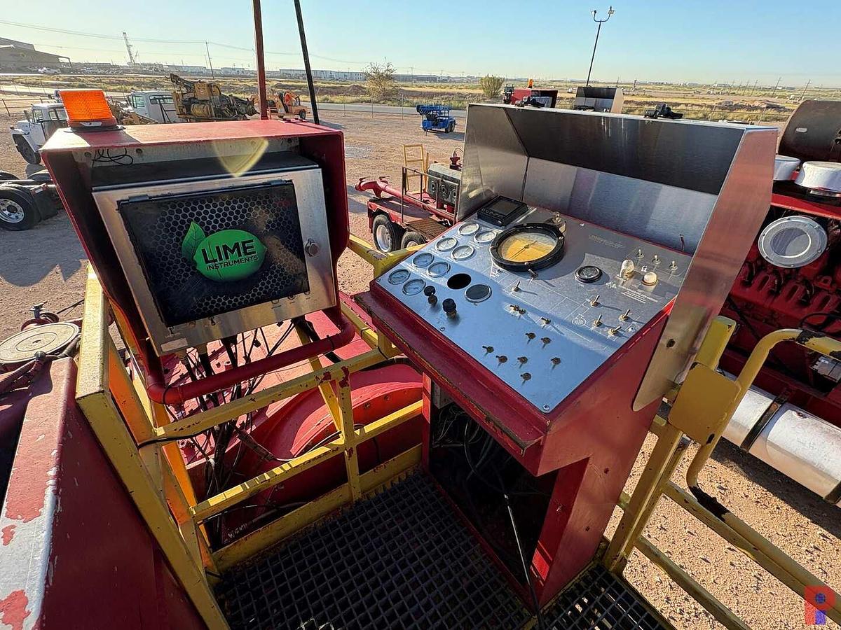 Used 2011 BLACKSTONE TRAILER MFG 3-AXLE FRAC PUMP TRAILER