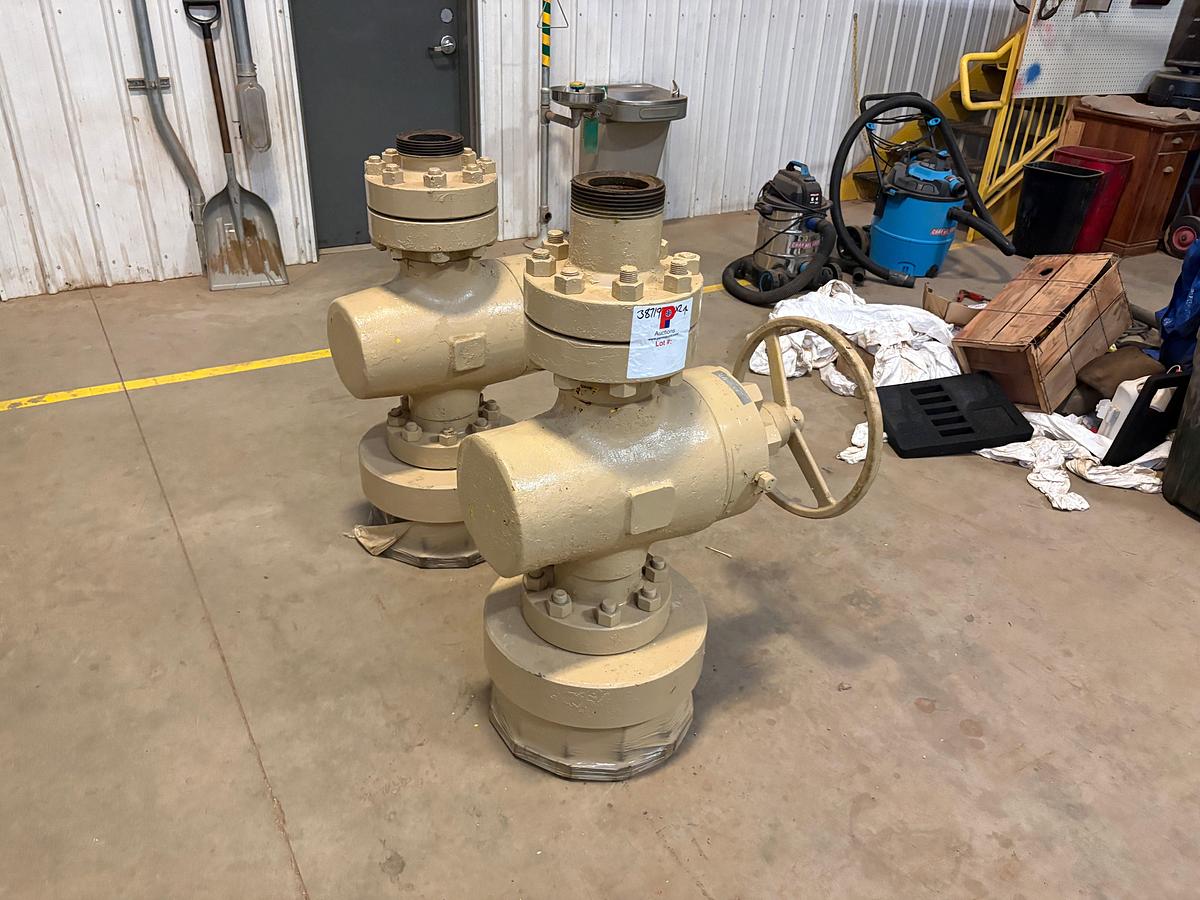 Used (2x$) 4-1/16” 10k gate valves w/ 4” x 7” DSAs