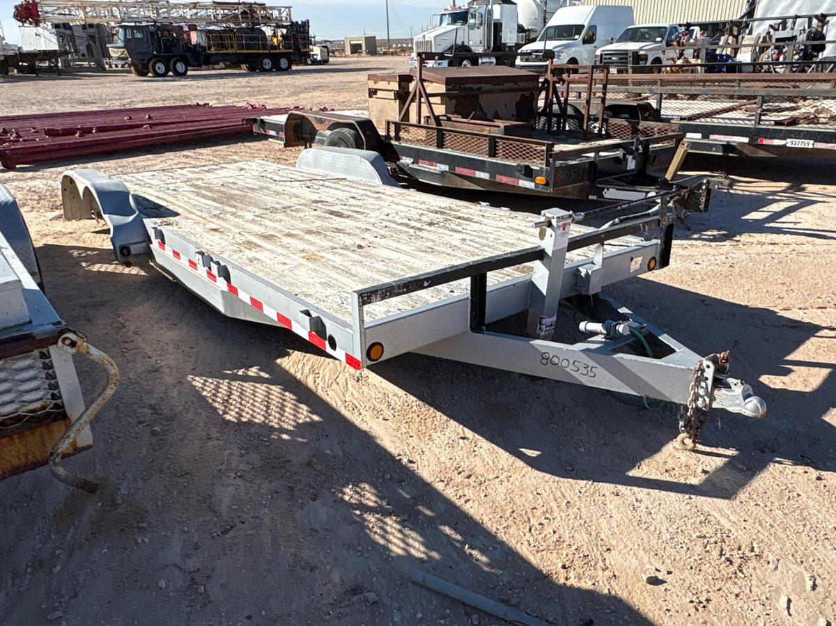 Used 2006 LOAD TRAIL 20’ X 7’ T/A BUMPER PULL CAR HAUL TRAILER