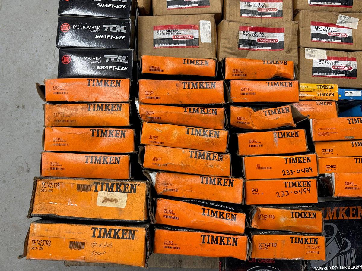 Used Pallet of approx. (58) Assorted ROAD FORCE FORGUE ROD BUSHINGS, PICHTOMATICK SHAFT EZE SIZE RANGE 3,500 TO 3,506
