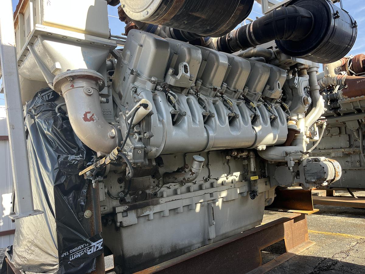 Used MTU 12V4000 2,250 HP FRAC PUMP DIESEL ENGINE