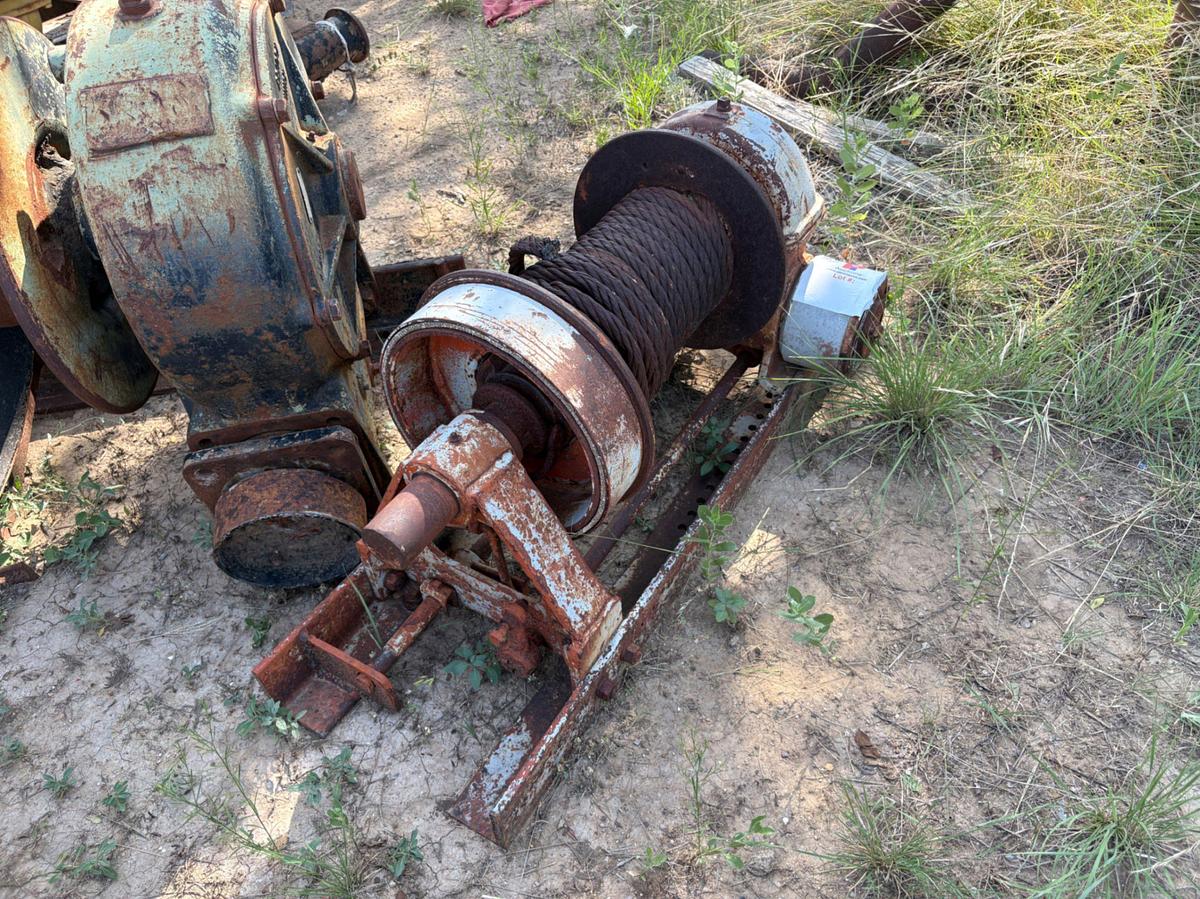 Used Tulsa 20K lbs mechanical winch