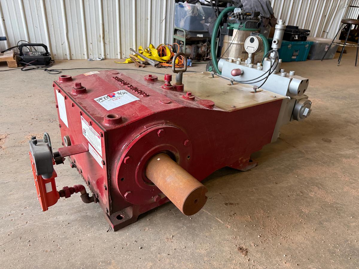 Used (UNUSED) GARDNER DENVER MODEL TY-375S 10K WP TRIPLEX PUMP