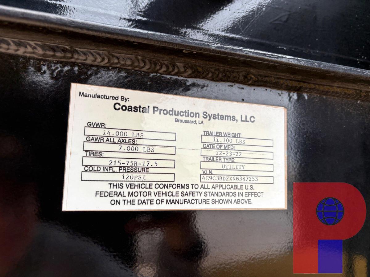 Used 2022 COASTAL T/A GOOSENECK 760 HP WATER TRANSFER PUMP