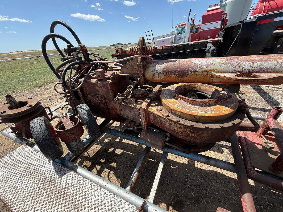 Used FOSTER 59 2-3/8” - 8-5/8” HYD POWER TONG W/ BACK-UP, TONG CYL, TRANSPORT TRAILER