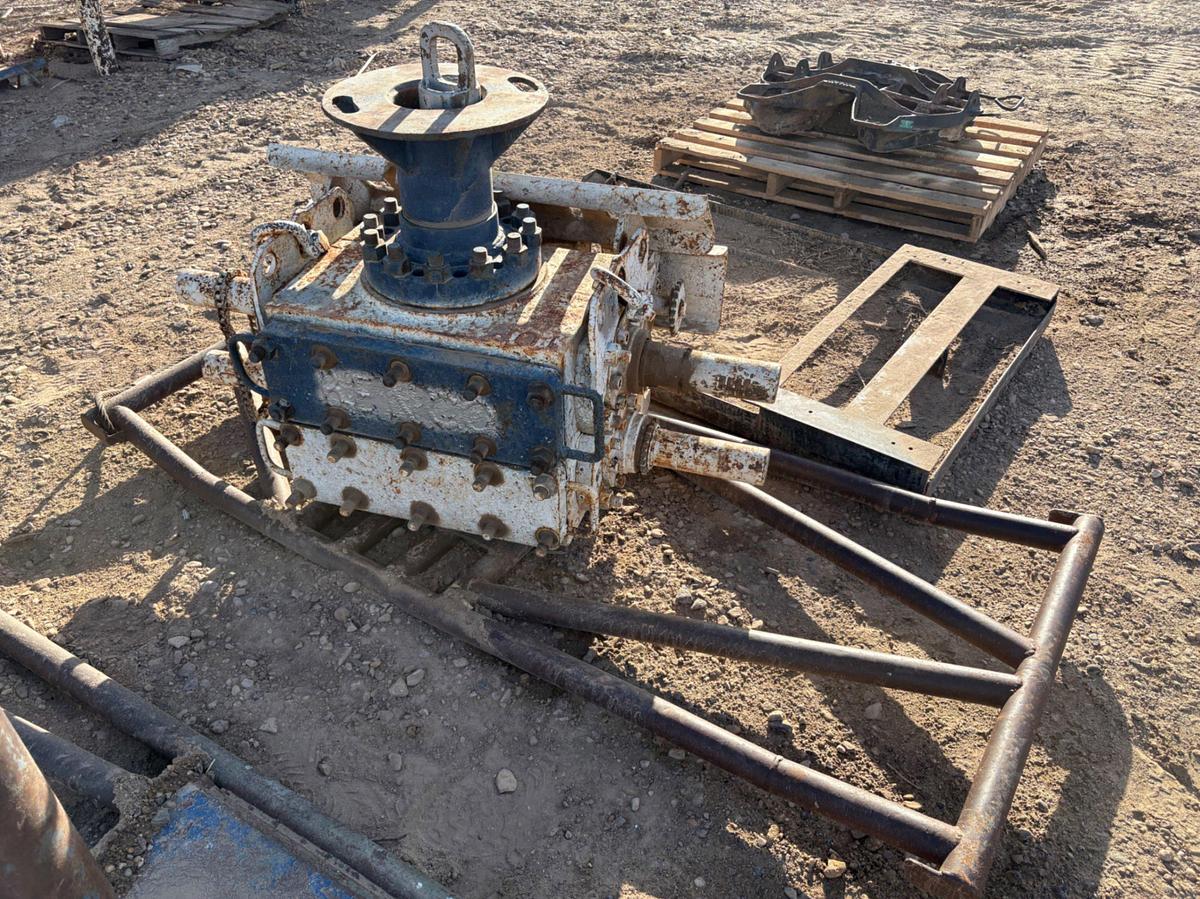 Used 7-1/16” 3M double manual BOP w/ (3) transport skids