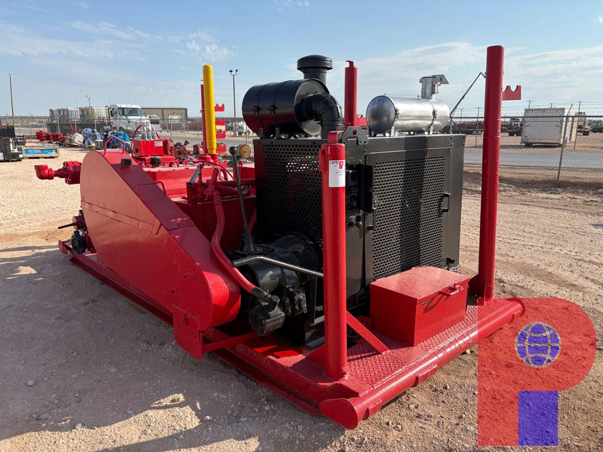 Used GARDNER DENVER TEE TRIPLEX PUMP, SKIDDED
