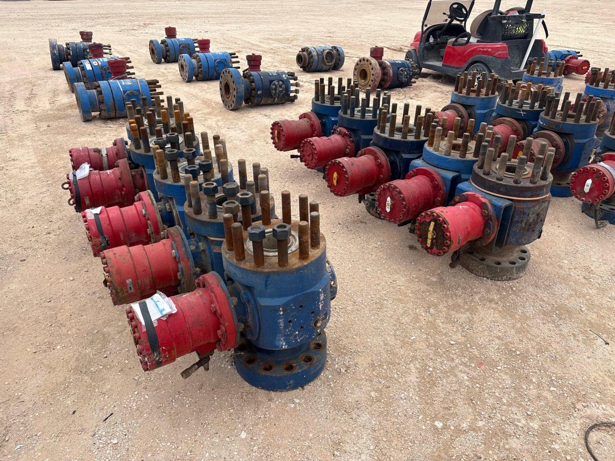 Used (10x$) 5” 15k hydraulic ball valves