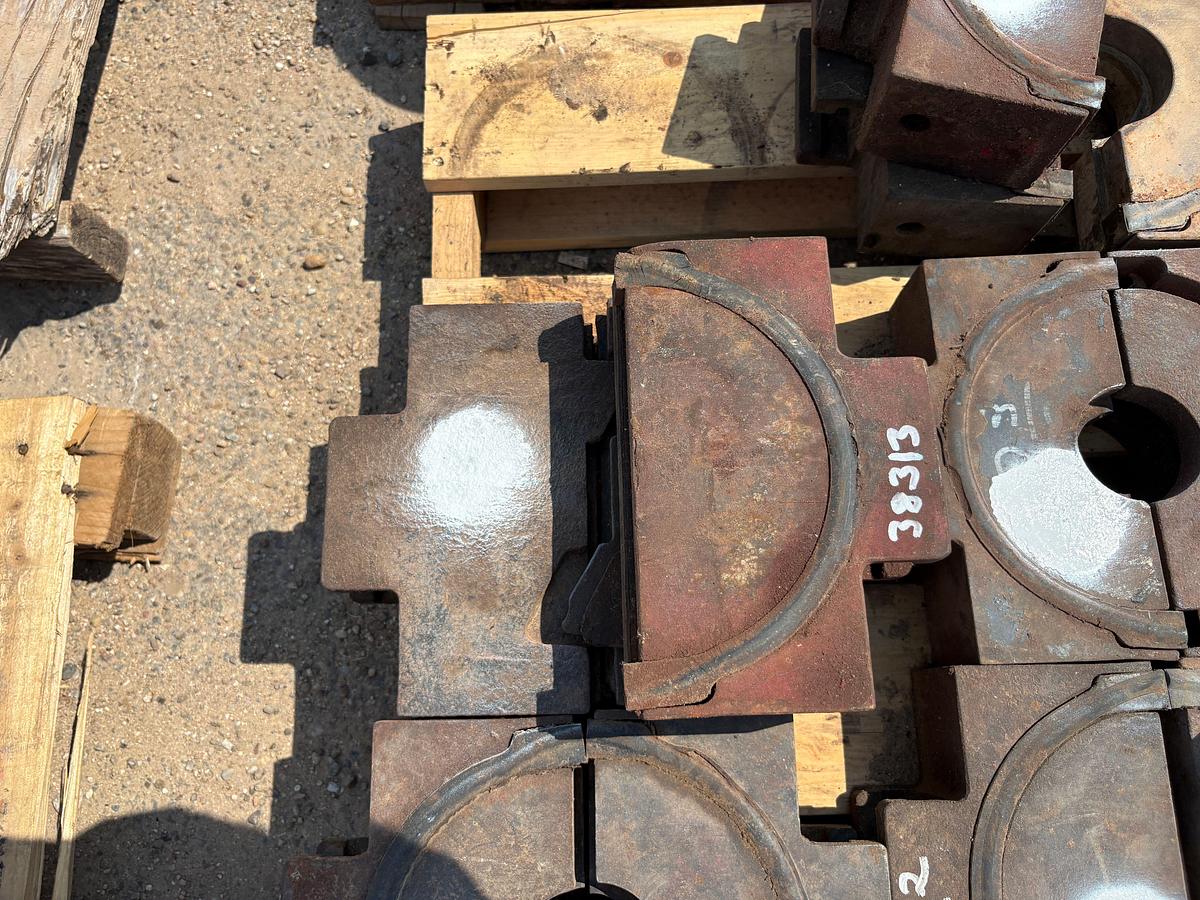 Used Set of (3) 9-1/2”W blind bop rams