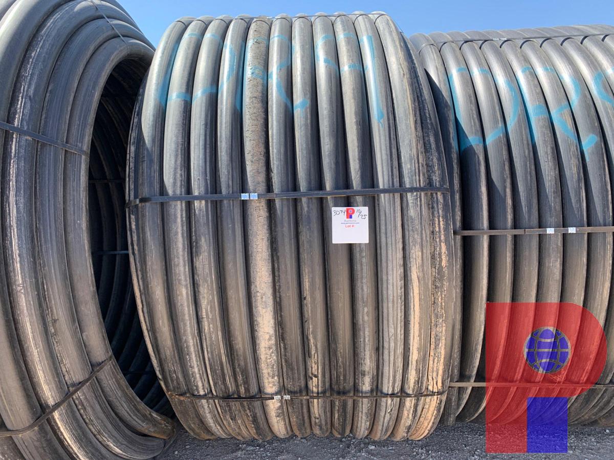 Used 1,000 FOOT ROLL OF 3” IPS DR9 POLY PIPE