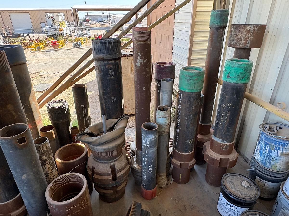 Used Lot of assorted 4-1/4” to 9-5/8” casing pup jts w/ hangers, running tools
