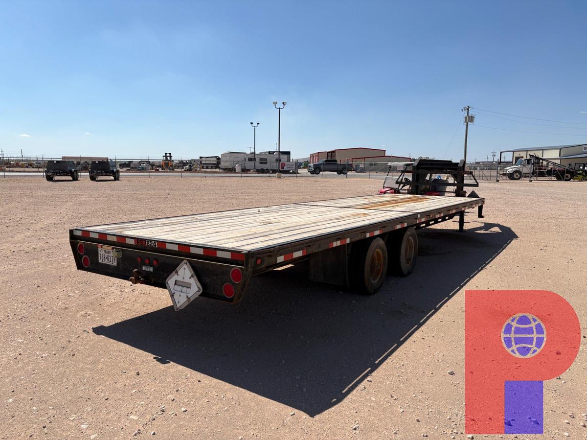 Used 2014 BESTBILT TRAILERS 30’ X 8’ T/A GOOSENECK FLATBED TRAILER