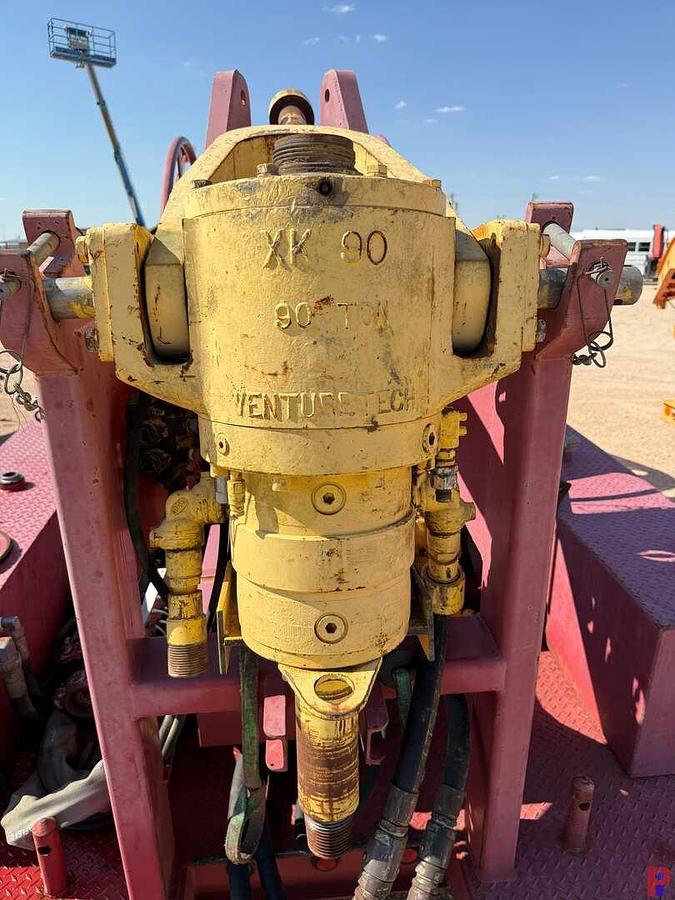 Used 2007 VENTURETECH XK-90 90 TON POWER SWIVEL ON 14' T/A TRAILER (INCOMPLETE)