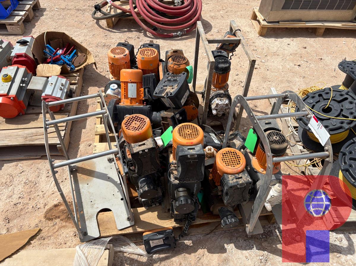 Used (9X$) (9) PROMINENT 145PSI SIGMA FLUID CONTROL PUMPS