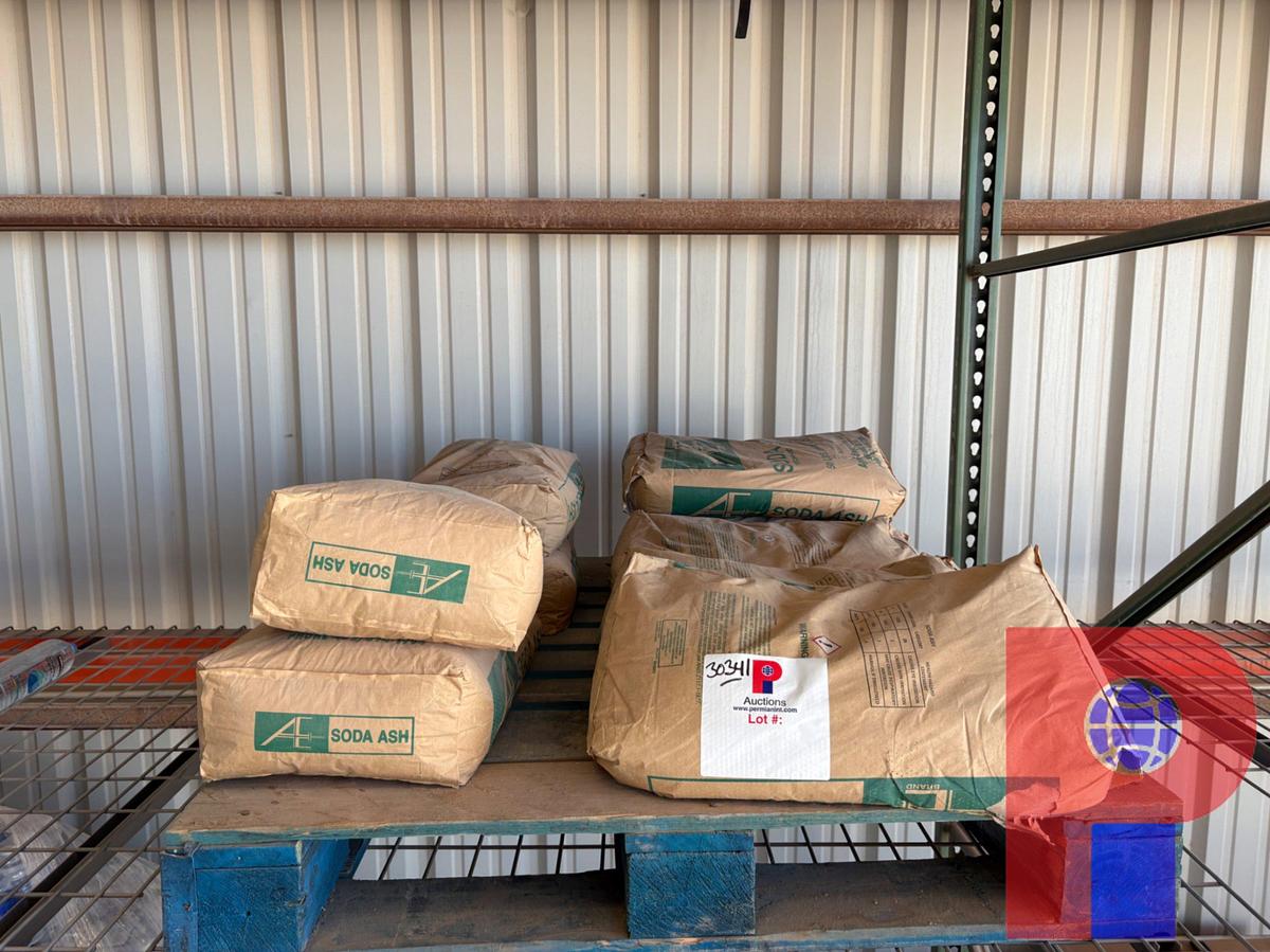 Used (9) BAGS OF AE BRAND SODA ASH