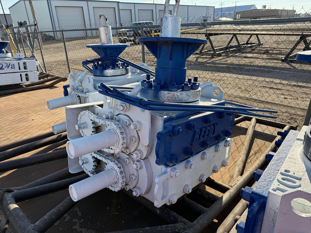 Used 6” REEDY 3M 2-3/8 DBL MANUAL BLOWOUT PREVENTER, CHARTED