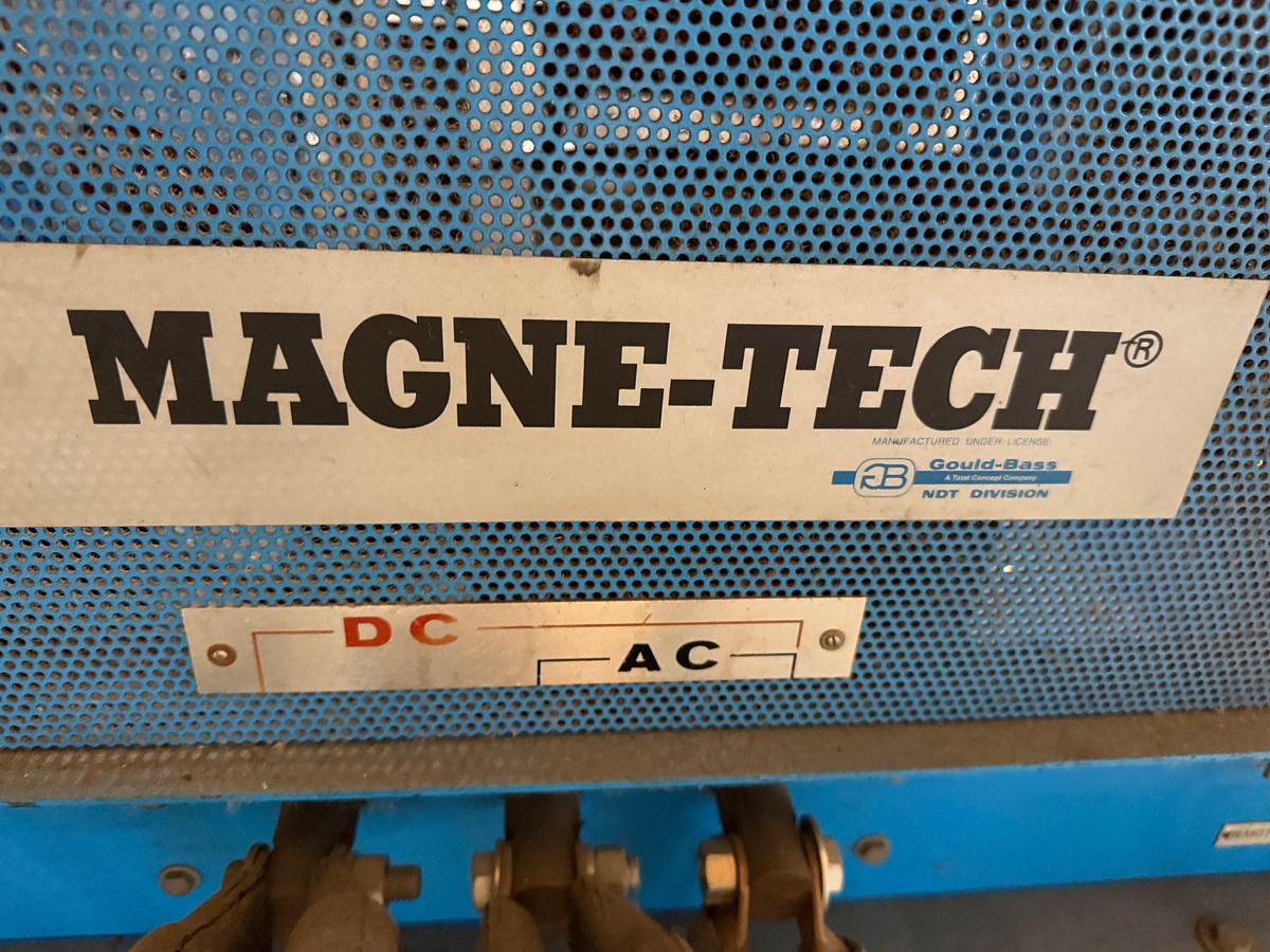 Used GOULD-BASS MAGNE-TECH 1560-W MAGBLASTER 6000-AMP AC/HWDC MAGNETIC PARTICLE INSPECTION UNIT