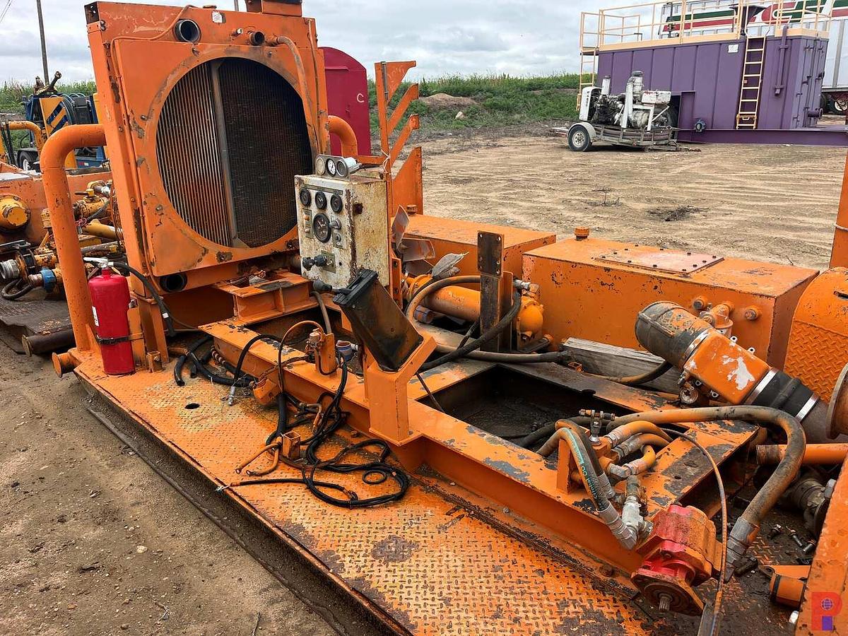 Used NATIONAL JWS-340 TRIPLEX MUD PUMP W/O POWER