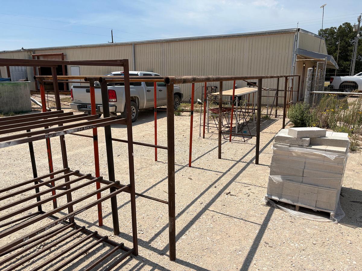 Used (10) assorted size & style tool racks