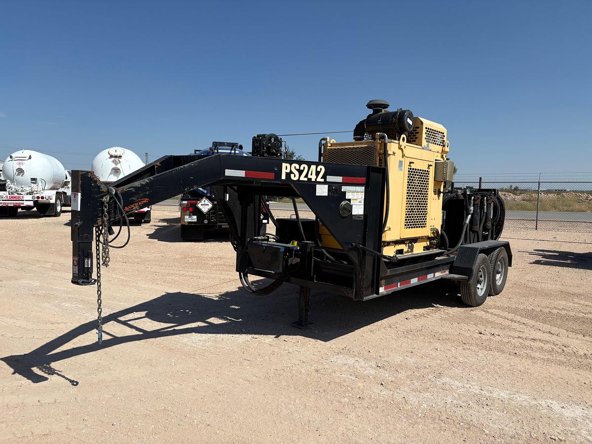 Used Bowen 2.5A power swivel unit mtd on 2018 AMERITRAIL t/a gooseneck trailer
