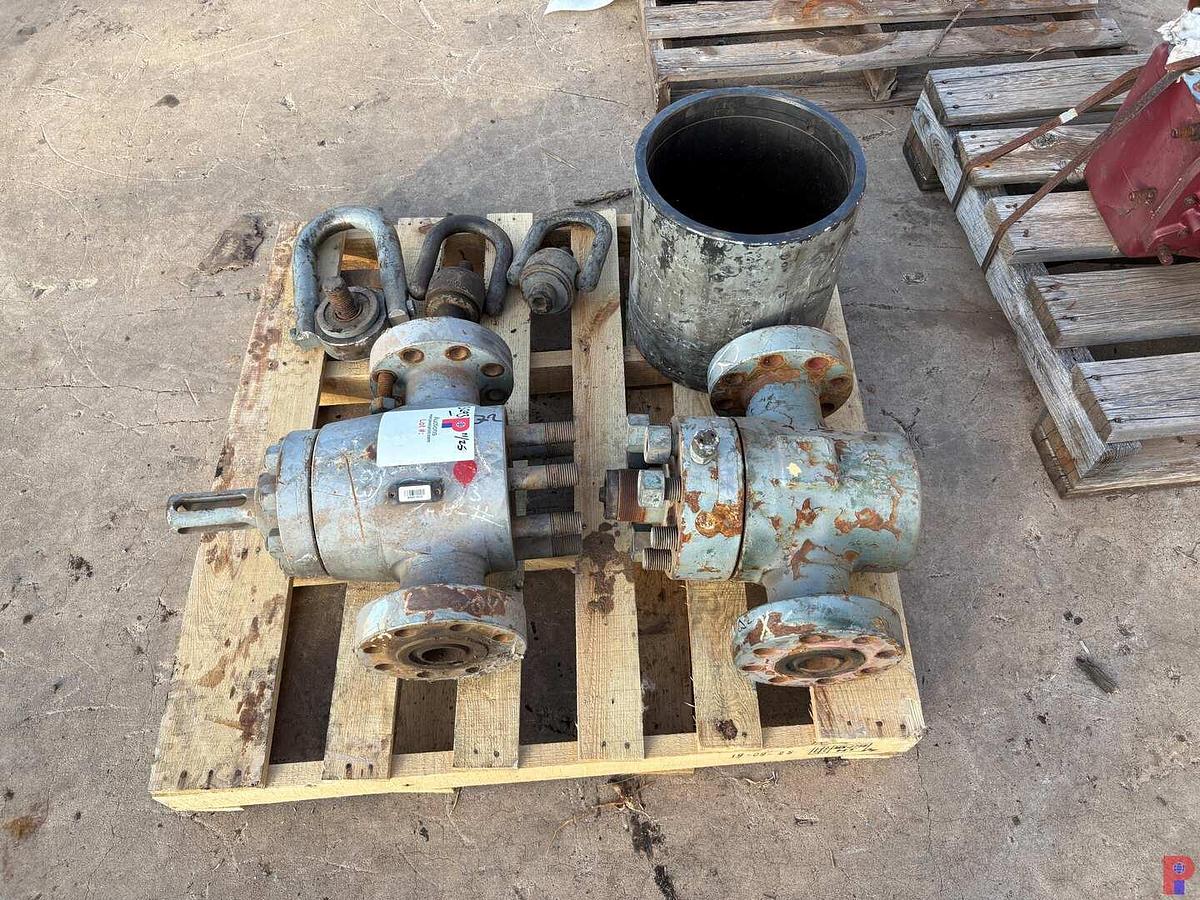 Used (1) 2-1/16” 15K GATE VALVE, (1) 2-1/16” 10K VALVE BODY, & (3) LIFT NUBBINS