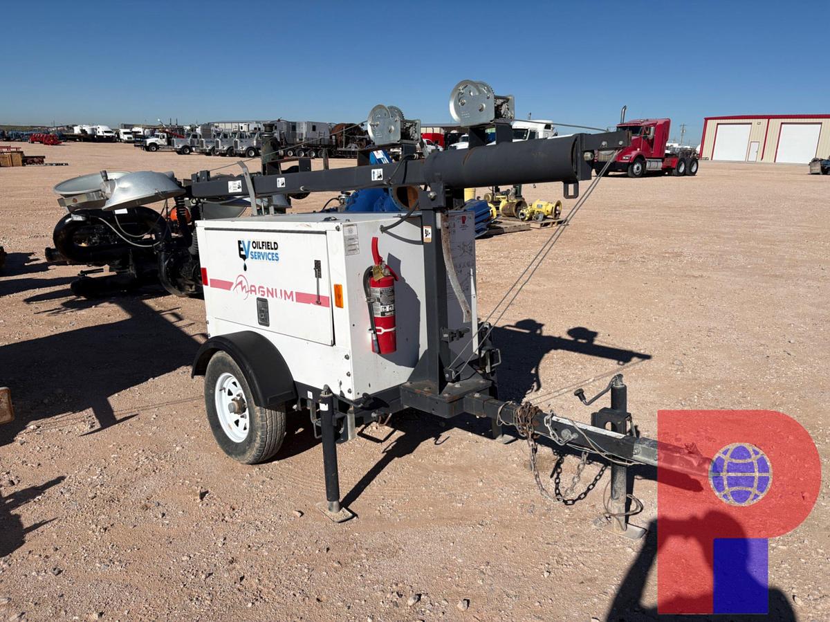 Used MAGNUM MLT3060K 6KW S/A BUMPER PULL LIGHT TOWER