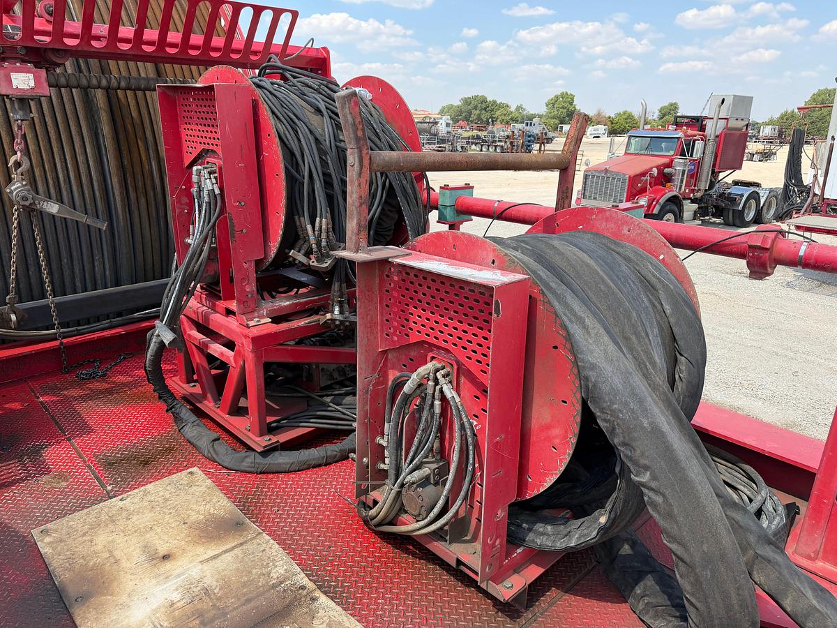 Used 2019 Hydra Rig 2-3/8” 14ft6in wide Coil Tubing Reel Trailer
