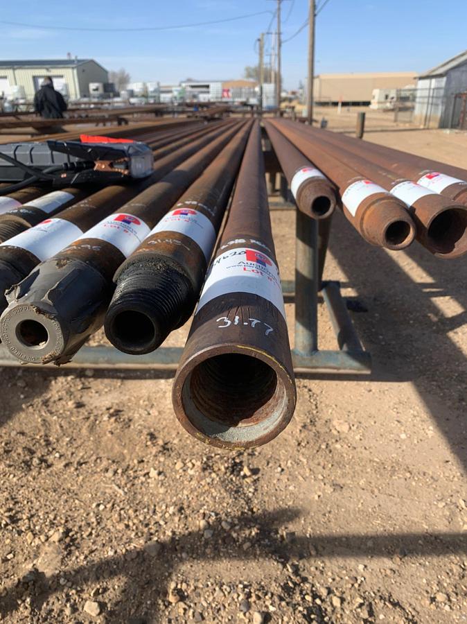 Used 3” OD x 1 3/8” ID x 31.77’ L Slick Drill Collar w/ 2 3/8 REG Connections