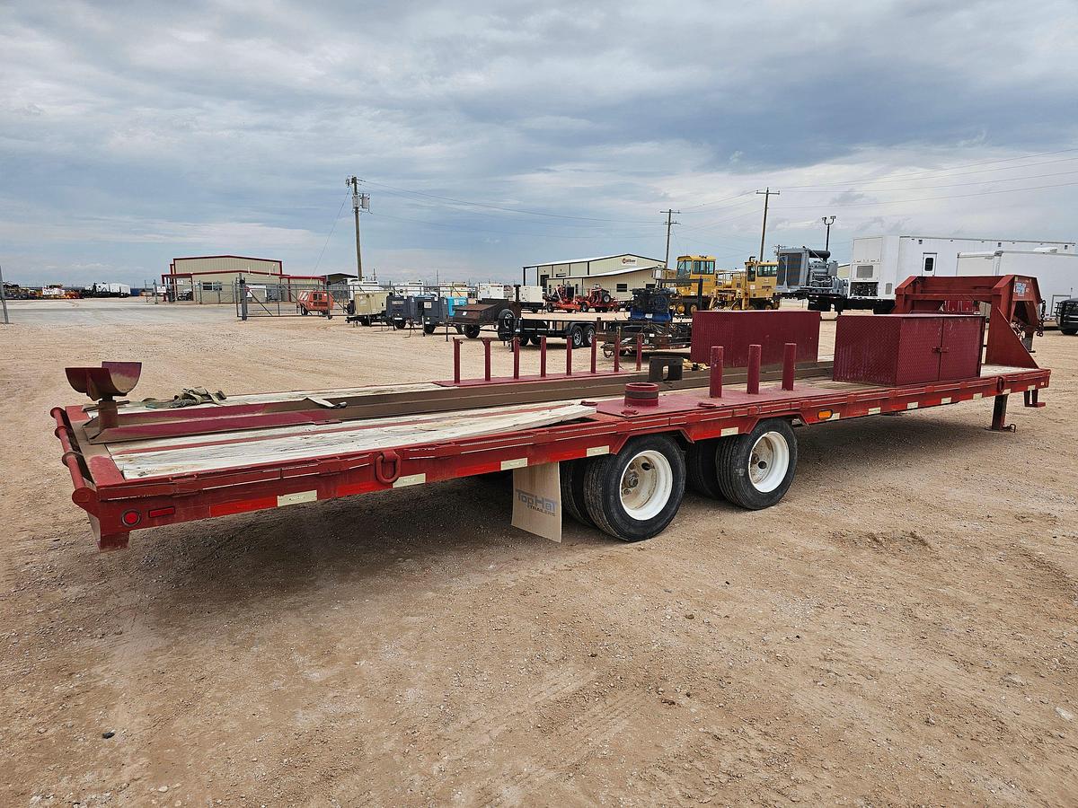 Used 2014 TOP HAT TRAILERS 30’ X 102” T/A GOOSENECK TOOL TRANSPORT TRAILER