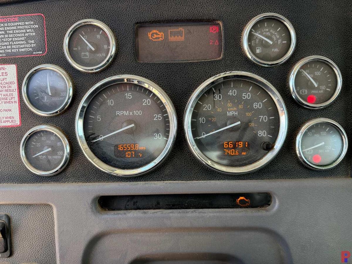 Used 2013 PETERBILT 367 QUAD AXLE COIL TUBING HAUL TRUCK