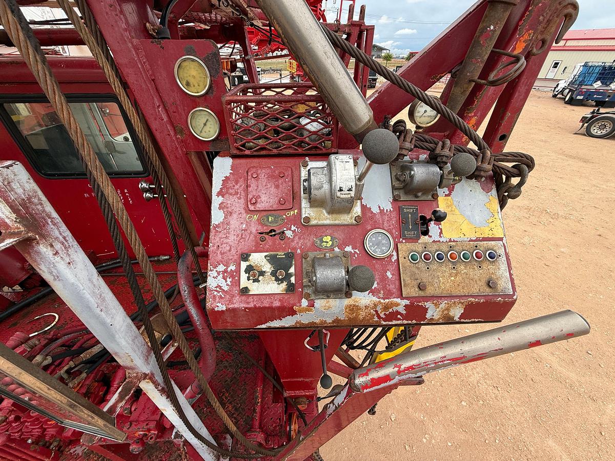 Used 1980 COOPER LTO-350 DD 96'-205K 4-AXLE DRIVE-IN WELL SERVICE WORKOVER RIG