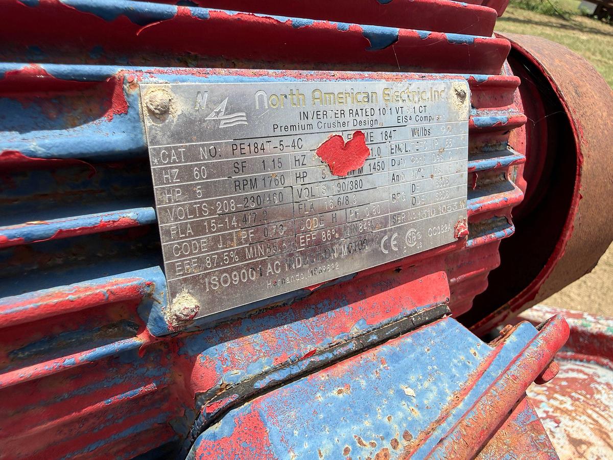 Used 8’L x 5’W SHALE SHAKER W/ 5-HP ELECTRIC MOTOR