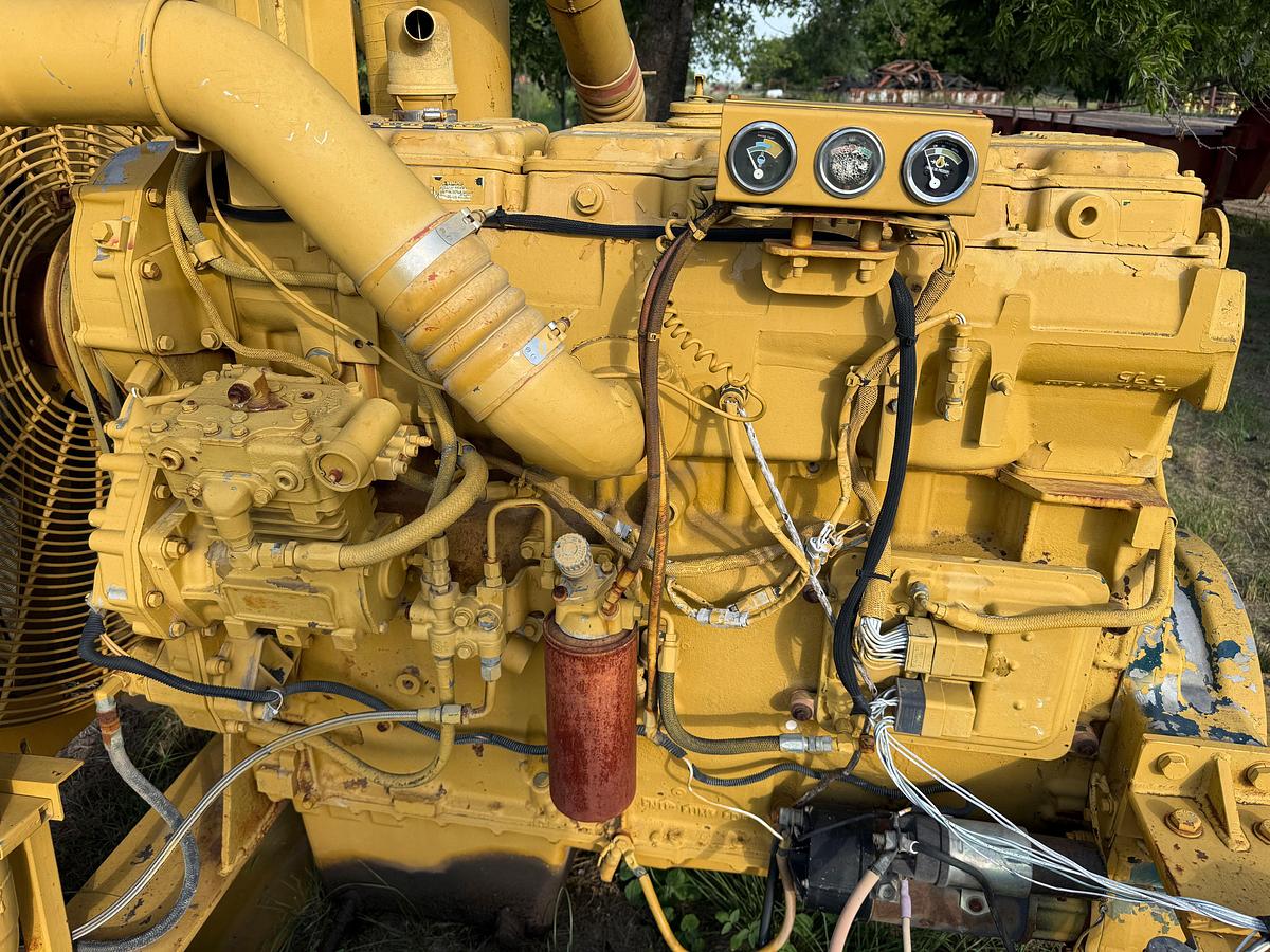 Used CATERPILLAR C15 W/ CHARGE AIR COOLER / RADIATOR, SKIDDED