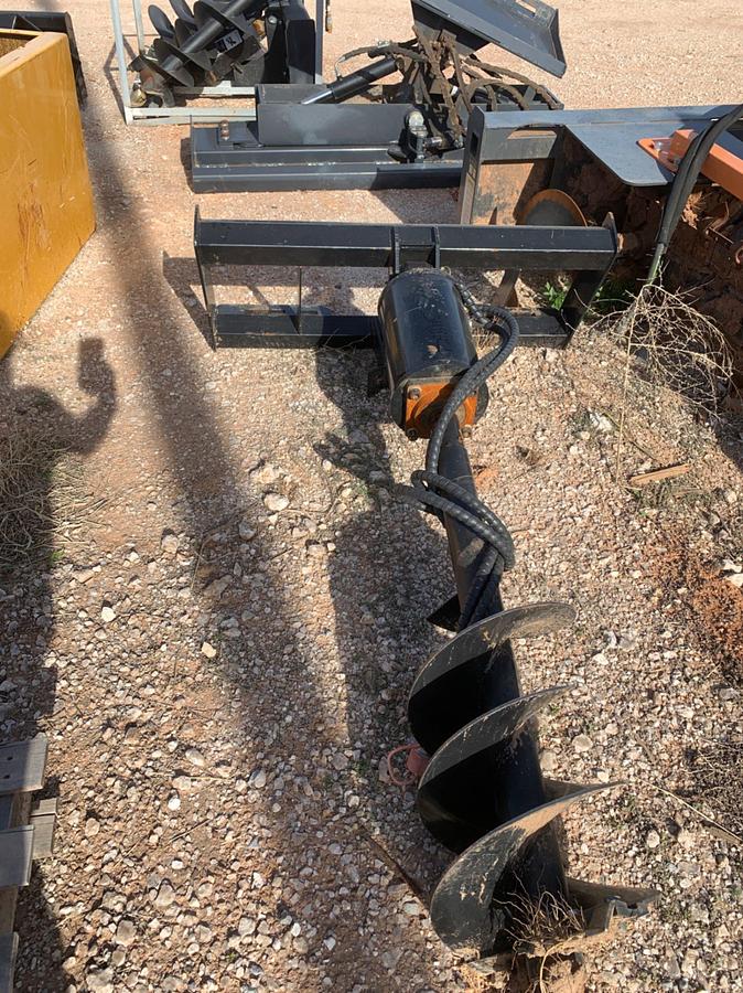 Used Skid Steer Auger w/ 12” Auger Bit