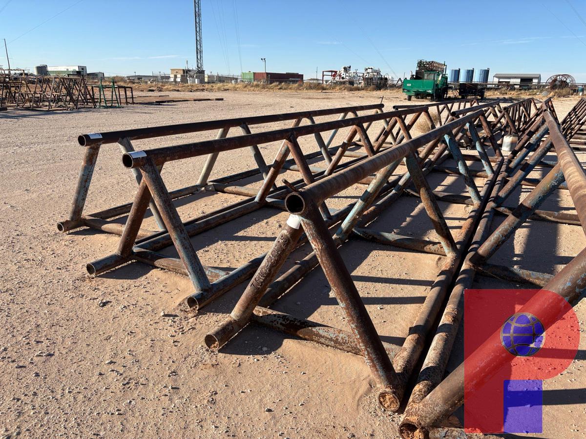 Used (3X$) 28’ X 42” TRIANGLE PIPE RACKS