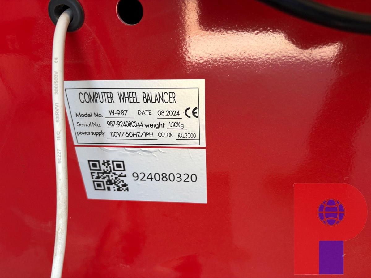 Used WEAVER W-987 COMPUTER WHEEL BALANCER