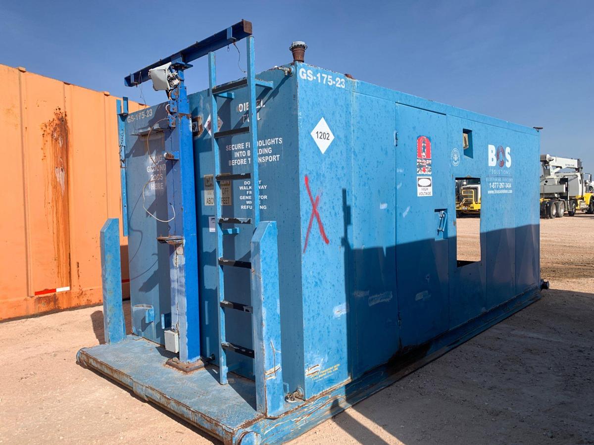 Used 22’ L x 8’ W x 9’ T Skidded Generator House